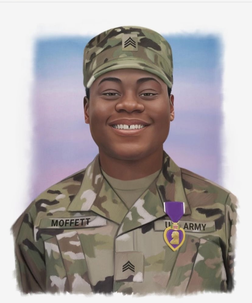 Sgt. Breonna Moffett — Purple Heart portrait